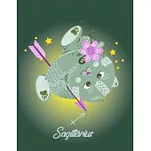 Sagittarius: Cute Zodiac Cate Planner and Organizer Jan 2020 - Dec 2020