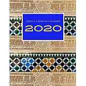 2020 Weekly & Monthly Planner: Beautiful Planner & Journal 2020 / Planner & Calendar / Personal Appointment / Academic Agenda Schedule Organizer / Bu