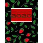 2020 Weekly & Monthly Planner: Beautiful Planner & Journal 2020 / Planner & Calendar / Personal Appointment / Academic Agenda Schedule Organizer / Bu