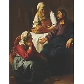 Johannes Vermeer Black Pages Sketchbook: Jesus Christ in the House of Martha and Mary - Use with Art Supplies Like Metallic Markers, Chalk, Colored Pe