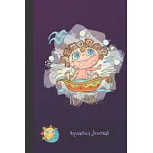Aquarius Journal: Planner and Brain Map Diary: Gift Astrology Sun Sign Notebook