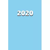 2020 Daily Planner 2020 Baby Blue Color 384 Pages: 2020 Planners Calendars Organizers Datebooks Appointment Books Agendas