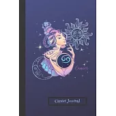 Cancer Journal: Planner and Brain Map Diary: Gift Astrology Sun Sign Notebook