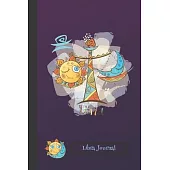 Libra Journal: Planner and Brain Map Diary: Gift Astrology Zodiac Sun Sign Notebook