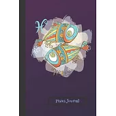 Pisces Journal: Planner and Brain Map Diary: Gift Astrology Zodiac Sun Sign Notebook