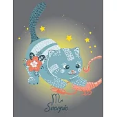 Scorpio: Cute Zodiac Cate Planner and Organizer Jan 2020 - Dec 2020