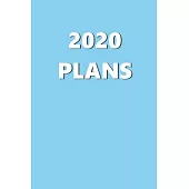 2020 Daily Planner 2020 Plans Baby Blue Color 384 Pages: 2020 Planners Calendars Organizers Datebooks Appointment Books Agendas