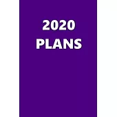 2020 Daily Planner 2020 Plans Indigo Color 384 Pages: 2020 Planners Calendars Organizers Datebooks Appointment Books Agendas