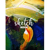 Blank Drawing Sketchbook: Notebook for Drawing, Writing, Painting, Sketching or Doodling, 8.5