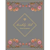 Monthly Bill Planner & Organizer: Monthly Bill Planner With Income List, Weekly Expense Tracker, Expense Tracker, Budget Planer, Bill Organizer, Bill