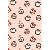 Notes: Christmas Penguins / Medium Size Notebook with Lined Interior, Page Number and Daily Entry Ideal for Organization, Tak