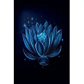 Notes: Lotus Flower / Medium Size Notebook with Lined Interior, Page Number and Daily Entry Ideal for Organization, Taking No