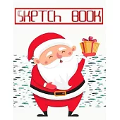 Sketch Book For Men Official Christmas Gifts: Sketch Books Drawing Pads Hardbound Size 8.5 X 11 Large 110 Page Large Prints Bonus Gifts.