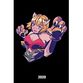 Schedule Planner 2020: Schedule Book 2020 with Tiger Anime Girl Cover - Weekly Planner 2020 - 6