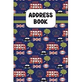 Address Book: Cute Address Book with Alphabetical Organizer, Names, Addresses, Birthday, Phone, Work, Email and Notes