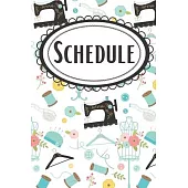Sewing Lovers Schedule 2020 - 2022 Weekly Planner: 3 Year Planner for Sewing Enthusiasts, Fashion Designers, & Crafters