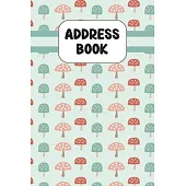 Address Book: Cute Address Book with Alphabetical Organizer, Names, Addresses, Birthday, Phone, Work, Email and Notes