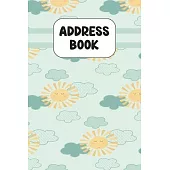 Address Book: Cute Address Book with Alphabetical Organizer, Names, Addresses, Birthday, Phone, Work, Email and Notes
