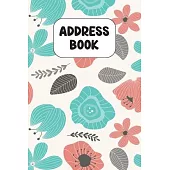 Address Book: Cute Address Book with Alphabetical Organizer, Names, Addresses, Birthday, Phone, Work, Email and Notes