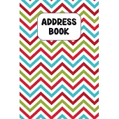 Address Book: Cute Address Book with Alphabetical Organizer, Names, Addresses, Birthday, Phone, Work, Email and Notes
