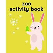 Zoo Activity Book: Coloring Pages, Relax Design from Artists for Children and Adults