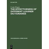 The Effectiveness of Different Learner Dictionaries