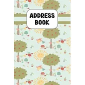 Address Book: Cute Address Book with Alphabetical Organizer, Names, Addresses, Birthday, Phone, Work, Email and Notes