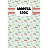 Address Book: Cute Address Book with Alphabetical Organizer, Names, Addresses, Birthday, Phone, Work, Email and Notes