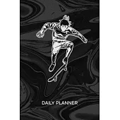 Daily Planner Weekly Calendar: Skateboard Lover Organizer Undated - Blank 52 Weeks Monday to Sunday -120 Pages- Skater Gift Idea Notebook Journal Ska