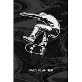 Daily Planner Weekly Calendar: Skater Organizer Undated - Blank 52 Weeks Monday to Sunday -120 Pages- Skateboarding Notebook Journal Skateboarder - H