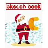 Sketchbook For Beginners Unique Christmas Gifts: Blank Diary Sketch Book Notepad For Unique Young Artists - Crayon - Trace # Cartoon Size 8.5 X 11 Inc