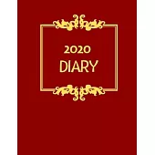 2020 Diary: 2020 Standard Diary: AT A GLANCE Daily Diary Planner One Page A Day