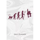 Daily Planner Weekly Calendar: Skater Organizer Undated - Blank 52 Weeks Monday to Sunday -120 Pages- Skateboarding Notebook Journal Skateboard Evolu