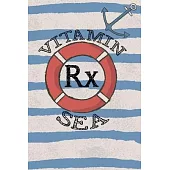 Vitamin Rx Sea, Bon Voyage Cruise & Travel Journal: Planner for Selfcare, Cruiser with Packing checklist, Women Getaway Trip Memory Keepsake Vacation