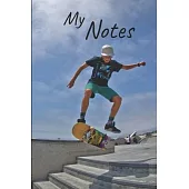 My notes: Skate Notebook - Size 6