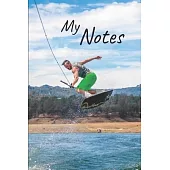 My notes: Wakeboard Notebook - Size 6