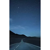 Notebook: landscape road night sky star