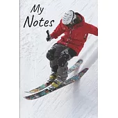 My notes: Ski Notebook - Size 6