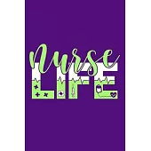 Nurse Life: Blank Lined Notebook Journal: Registered Nurse Medical Practitioner Nursing Student Gift 6x9 - 110 Pages - Plain White