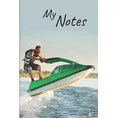 My notes: Jetski Notebook - Size 6