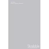 Split Ruled Blank Composition Notebook - 5.25 x 8 Inch: Gray