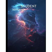 student notebook: Composition Notebook - Large 8.5 x 11 - College Ruled 120 Pages