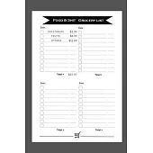 Food & Grocery List Checklist: My Grocery Shopping List Personal Planner Organizer and Food Budget Tracker Funny Gift for Women Mom