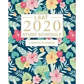 LSAT Study Schedule: 6 Month Planner for the Law School Admission Test (LSAT). Ideal for LSAT prep and Organising LSAT practice - Large (8