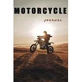 Motorcycle Journal: Motorcycle Trip Journal: Travel Book: Lined Book For Dirt Bike Lovers and Motorcyclists, Journal Gift For Motorbiker l