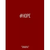 Notebook for Cornell Notes, 120 Numbered Pages, #HOPE, Burgundy Cover: For Taking Cornell Notes, Personal Index, 8.5