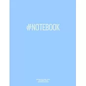 Notebook for Cornell Notes, 120 Numbered Pages, #NOTEBOOK, Blue Cover: For Taking Cornell Notes, Personal Index, 8.5