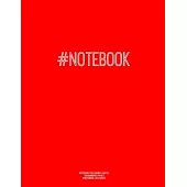 Notebook for Cornell Notes, 120 Numbered Pages, #NOTEBOOK, Red Cover: For Taking Cornell Notes, Personal Index, 8.5