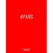 Notebook for Cornell Notes, 120 Numbered Pages, #PARIS, Red Cover: For Taking Cornell Notes, Personal Index, 8.5