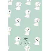 My Journal: 122 page Diary With Super Cute Puppies on Cover